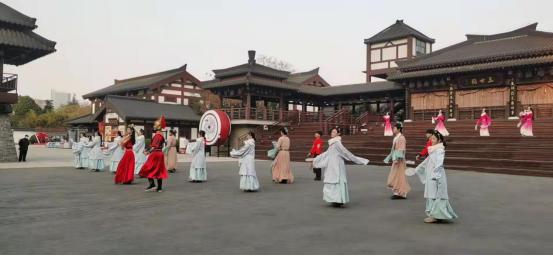 項(xiàng)王故里景區(qū)探尋古韻舞蹈文化，整裝再出發(fā)(圖1)